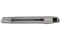 Ніж Intertool - 9 мм, подвійний фіксатор, металевий | HT-0509