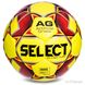 Футбольный мяч профессиональный №5 Select Flash Turf IMS YR (FPUS 1500, желтый-красный)