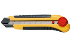 Нож Topex - 25 мм, винтовой, прорезиненный | 17B490