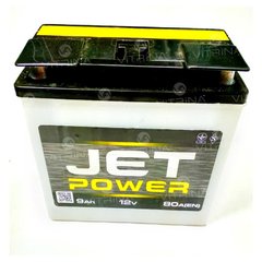 Акумулятор Jet Power 9 6МТС З 12v з круглими клемами | EN105 (Європа)