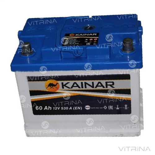 Аккумулятор KAINAR 60Ah-12v со стандартными клеммами | L,EN530 (Европа)