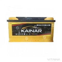 Аккумулятор KAINAR Standart+ 100Ah-12v со стандартными клеммами | L, EN850 (Европа)
