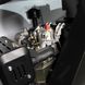 Измельчитель веток, дробилка 100 мм с дизель. двигателем 10 л.с., полная защита и бункер (2-х ручейный шкив) | VTR