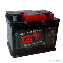 Акумулятор GTA 60 А.З.Е. зі стандартними клемами | R, EN480 (Європа)