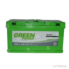 Аккумулятор Green Power 100 А.З.Г. со стандартными клеммами | L, EN840 (Азия)