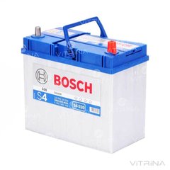 Аккумулятор BOSCH 45Ah-12v S4020 (238x129x227) с тонкими клеммами | R,EN330 (Азия)