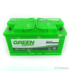 Аккумулятор Green Power 100 А.З.Е. со стандартными клеммами | R, EN840 (Европа)