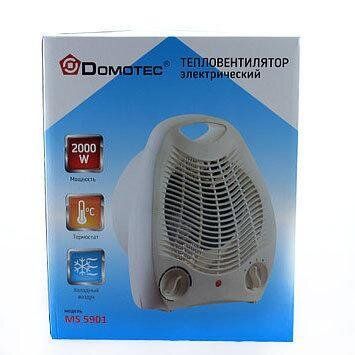Обігрівач тепловентилятор Domotec MS-5901