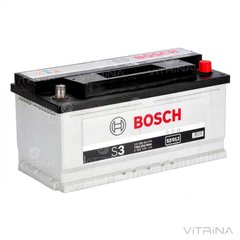 Акумулятор BOSCH 88Ah-12v S3012 (353x175x175) зі стандартними клемами | R, EN740 (Європа)