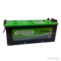 Акумулятор Green Power 140 А.З.Е. зі стандартними клемами | R, EN950 (Європа)