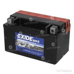 Аккумулятор EXIDE 6Ah-12v AGM ETX7A-BS (150х87х93)| L, EN90 (Европа)