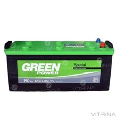 Аккумулятор Green Power 190 А.З.Е. со стандартными клеммами | R, EN1250 (Европа)