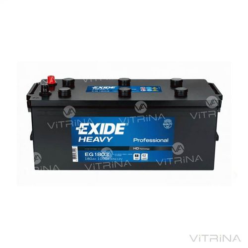 Аккумулятор Exide PROFESSIONAL 180Ah-12v (513х223х223) с боковыми клеммами | L,EN1000 (Европа)