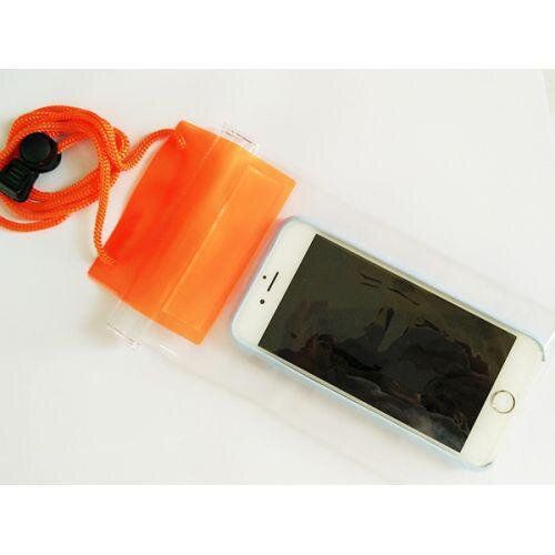 Чехол для телефона водонепроницаемый 11x27см MHZ C25229 оранжевый