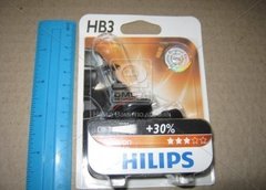 Лампа розжарювання HB3 12V 50W P20d Vision +30 1шт blister | Philips