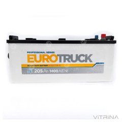 Аккумулятор EUROTruck 205 А.З.Е. со стандартными клеммами | R, EN1400 (Европа)