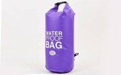 Водонепроникний гермомешок з плечовим ременем Waterproof Bag 10л TY-6878-10 (PVC, кольори в асортименті)