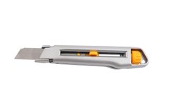 Нож Mastertool - 18 мм, двойной фиксатор, металлический | 17-0078