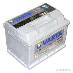 Аккумулятор VARTA SD(D21) 61Ah-12v (242x175x175) со стандартными клеммами | R, EN600 (Европа)