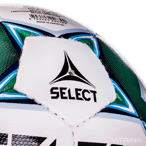 Футбольний м'яч №5 Select CAMPO-PRO-W IMS (FPUS 1300, білий-зелений)