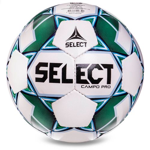 Футбольный мяч №5 Select CAMPO-PRO-W IMS (FPUS 1300, белый-зеленый)