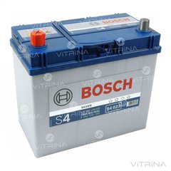 Акумулятор BOSCH 45Ah-12v S4023 (238x129x227) зі стандартними клемами | L, EN330 (Азія)