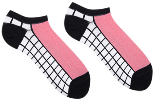 Шкарпетки короткі з принтом чоловічі Sammy Icon Naples Short 40-46 Чорно-білі