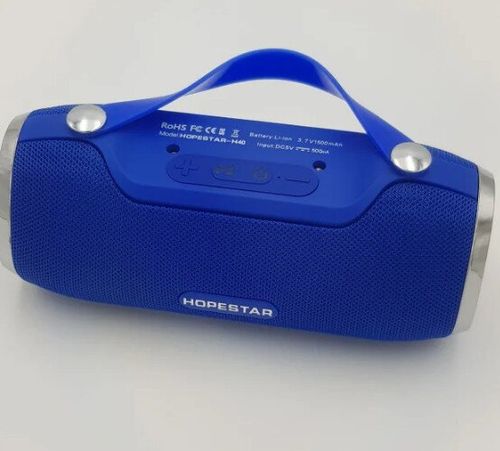 Портативная Bluetooth колонка Hopestar H40, синяя