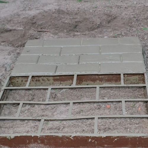 Форма для тротуарной плитки Клинкерный камень 40х60см (садовая дорожка из бетона)