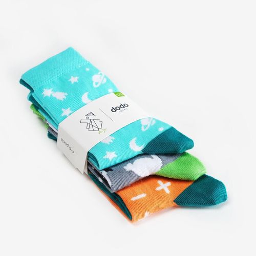 Детские носки Dodo Socks Kunsht 2-3 года, набор 3 пары