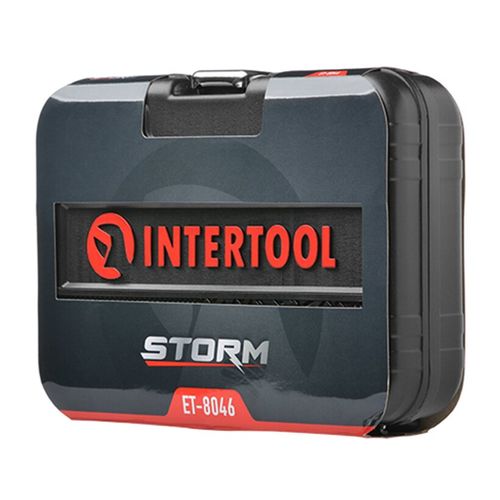 Набір інструментів 46 од. 1/4 Storm Intertool | ET-8046