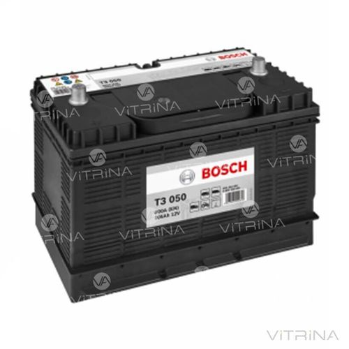 Акумулятор BOSCH 105Ah-12v T3050 (330x172x240) зі стандартними клемами | R, EN800 (Європа)