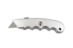 Нож Mastertool - трапециевидный, металлический, эрго | 17-0141