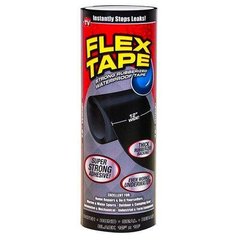 Водонепроницаемая лента скотч Flex Tape 5517, 30 см Черная