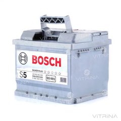 Акумулятор BOSCH 52Ah-12v S5001 (207x175x175) зі стандартними клемами | R, EN520 (Європа)