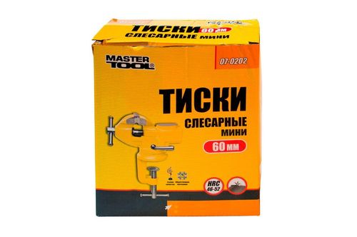 Тиски Mastertool - мини 60 мм | 07-0202