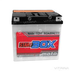 Акумулятор StartBOX MOTO 9Ah-12v (6МТС-9С) з плоскими клемами | EN80 (Європа)