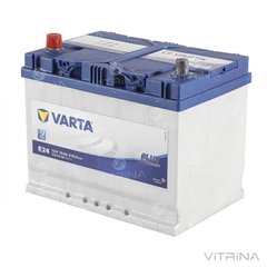 Акумулятор VARTA BD (B24) 70Ah-12v (261х175х220) зі стандартними клемами | L, EN630 (Європа)