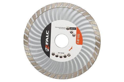 Алмазний диск 125 мм турбоволна Falc | F-07-532