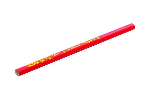 Олівець Mastertool - столярний 176 мм (12 шт.) Червоний | 14-1812