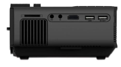 Проектор мультимедийный с динамиком Led Projector LEJIADA YG400, черный