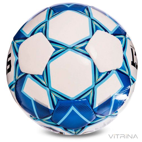 Футбольный мяч профессиональный №5 Select Fusion IMS W (FPUS 1100, белый-голубой)