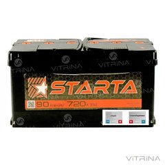 Аккумулятор Starta 90 А.З.Е. с круглыми клеммами | R, EN720 (Европа)