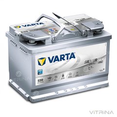 Акумулятор VARTA Start-Stop Plus AGM 70Ah-12v (278х175х190) зі стандартними клемами | R, EN760 (Європа)