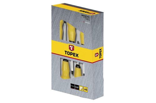 Набор ударных отверток Topex - 6 шт. | 39D504