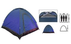 Палатка универсальная самораскладывающаяся 3-х местная SY-A-35 (р-р 2х2х1,4м, PL, цвета в ассортименте)