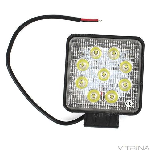 Фара світлодіодна квадратна LED (27Вт 12-24В) | 27W R-SPOT (M & Z Factory)