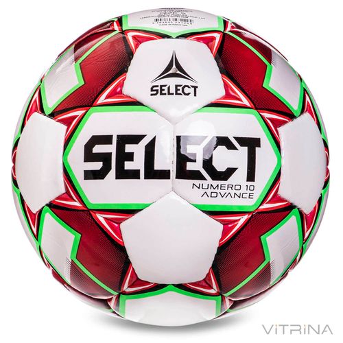 Футбольний м'яч професійний №5 Select Numero 10 IMS ADV (FPUS 1500, білий-синій)