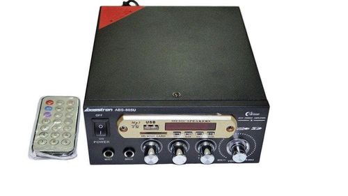 Підсилювач звуку Bosstron з караоке ABS-805U, чорний