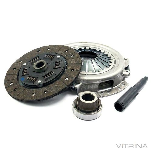 Зчеплення ВАЗ 2121 Нива (диск натискний, ведений, підшипник) (комплект) | RIDER (Угорщина)